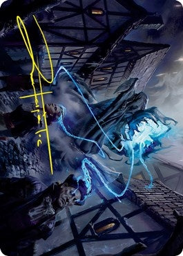 Image for Dreamshackle Geist Art Card (Gold-Stamped Signature) (22) [Innistrad: Crimson Vow] - Magic: The Gathering