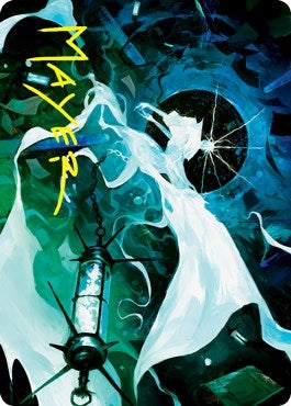 Image for Thirst for Discovery Art Card (Gold-Stamped Signature) (25) [Innistrad: Crimson Vow] - Magic: The Gathering