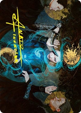 Image for Witness the Future Art Card (Gold-Stamped Signature) (27) [Innistrad: Crimson Vow] - Magic: The Gathering