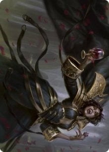Image for Bloodcrazed Socialite Art Card (28) [Innistrad: Crimson Vow] - Magic: The Gathering