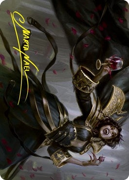 Image for Bloodcrazed Socialite Art Card (Gold-Stamped Signature) (28) [Innistrad: Crimson Vow] - Magic: The Gathering
