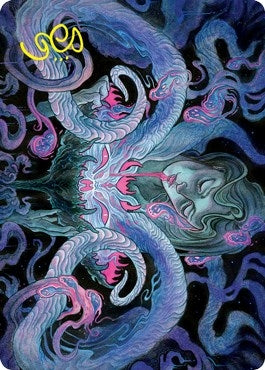 Image for Demonic Bargain Art Card (Gold-Stamped Signature) (30) [Innistrad: Crimson Vow] - Magic: The Gathering
