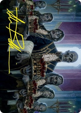 Image for Dying to Serve Art Card (Gold-Stamped Signature) (32) [Innistrad: Crimson Vow] - Magic: The Gathering