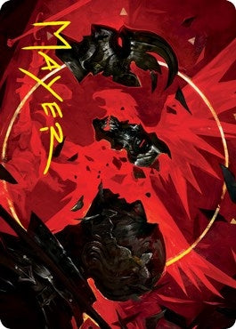 Image for Abrade Art Card (Gold-Stamped Signature) (38) [Innistrad: Crimson Vow] - Magic: The Gathering