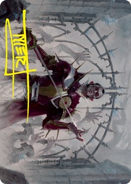 Image for Cemetery Gatekeeper Art Card (Gold-Stamped Signature) (39) [Innistrad: Crimson Vow] - Magic: The Gathering