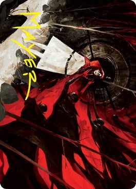 Image for Curse of Hospitality Art Card (Gold-Stamped Signature) (41) [Innistrad: Crimson Vow] - Magic: The Gathering