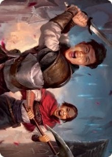 Image for Daybreak Combatants Art Card (42) [Innistrad: Crimson Vow] - Magic: The Gathering