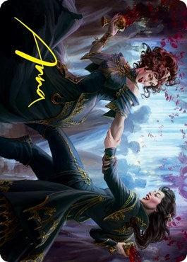 Image for Falkenrath Celebrants (43/81) Art Card (Gold-Stamped Signature) (43) [Innistrad: Crimson Vow] - Magic: The Gathering