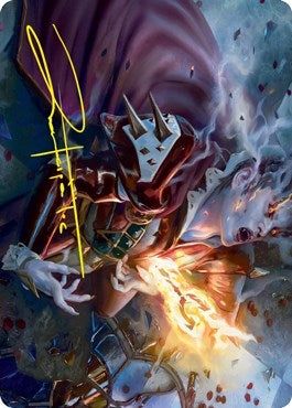 Image for Flame-Blessed Bolt Art Card (Gold-Stamped Signature) (44) [Innistrad: Crimson Vow] - Magic: The Gathering