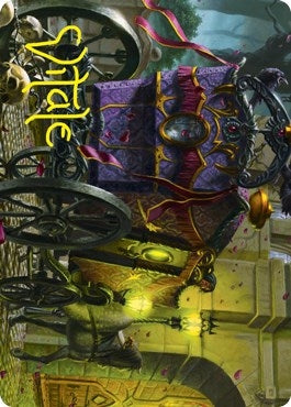 Image for Honeymoon Hearse Art Card (Gold-Stamped Signature) (45) [Innistrad: Crimson Vow] - Magic: The Gathering