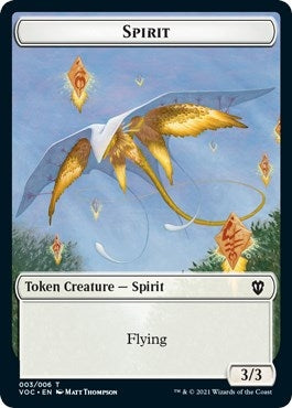 Image for Spirit (003) // Thopter Double-sided Token (3 // 6) [Innistrad: Crimson Vow] - Magic: The Gathering