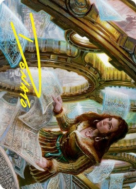 Image for Cartographer's Survey Art Card (Gold-Stamped Signature) (51) [Innistrad: Crimson Vow] - Magic: The Gathering