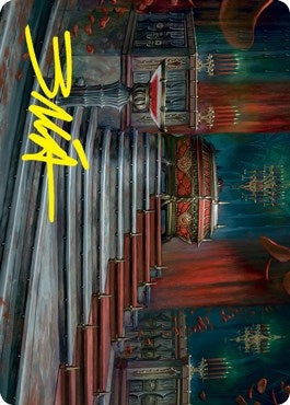 Image for Edgar Markov's Coffin Art Card (Gold-Stamped Signature) (60) [Innistrad: Crimson Vow] - Magic: The Gathering