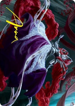 Image for Olivia, Crimson Bride Art Card (Gold-Stamped Signature) (65) [Innistrad: Crimson Vow] - Magic: The Gathering