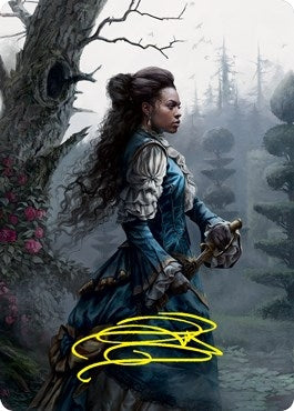 Image for Mina Harker Art Card (Gold-Stamped Signature) (70) [Innistrad: Crimson Vow] - Magic: The Gathering