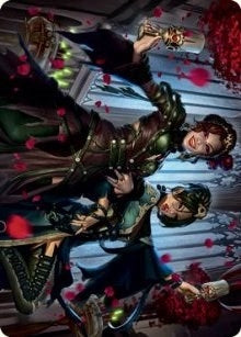 Falkenrath Celebrants (73/81) Art Card (73) [Art Series: Innistrad: Crimson Vow]