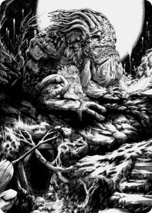 Image for Grolnok, the Omnivore Art Card (77) [Innistrad: Crimson Vow] - Magic: The Gathering