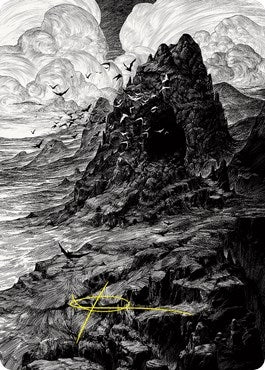 Image for Mountain Art Card (Gold-Stamped Signature) (80) [Innistrad: Crimson Vow] - Magic: The Gathering