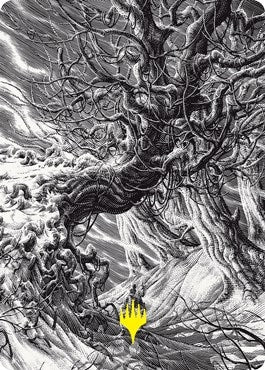 Image for Forest Art Card (Gold-Stamped) (81) [Innistrad: Crimson Vow] - Magic: The Gathering