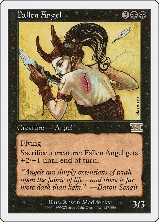 Image for Fallen Angel (127) [Classic Sixth Edition] - Magic: The Gathering