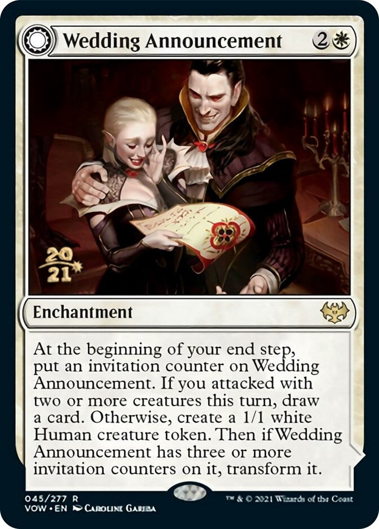 Image for Wedding Announcement (45) [Prerelease Cards] - Magic: The Gathering