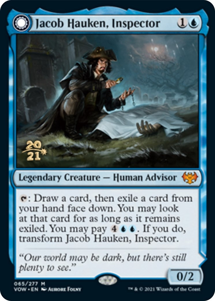 Image for Jacob Hauken, Inspector (65) [Prerelease Cards] - Magic: The Gathering