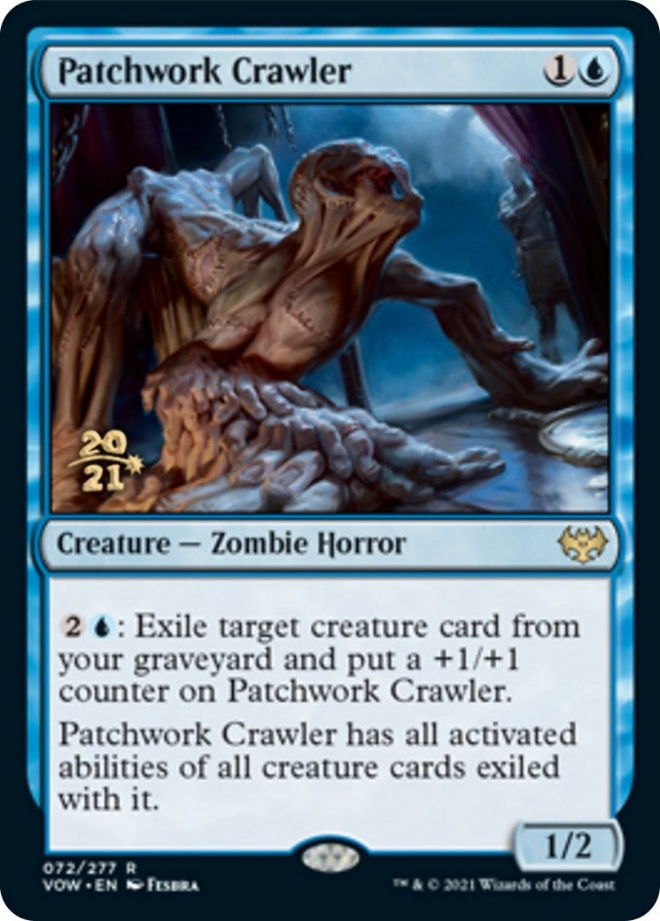 Image for Patchwork Crawler (72) [Prerelease Cards] - Magic: The Gathering