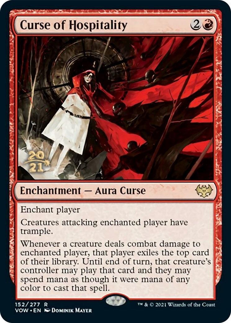 Image for Curse of Hospitality (152) [Prerelease Cards] - Magic: The Gathering