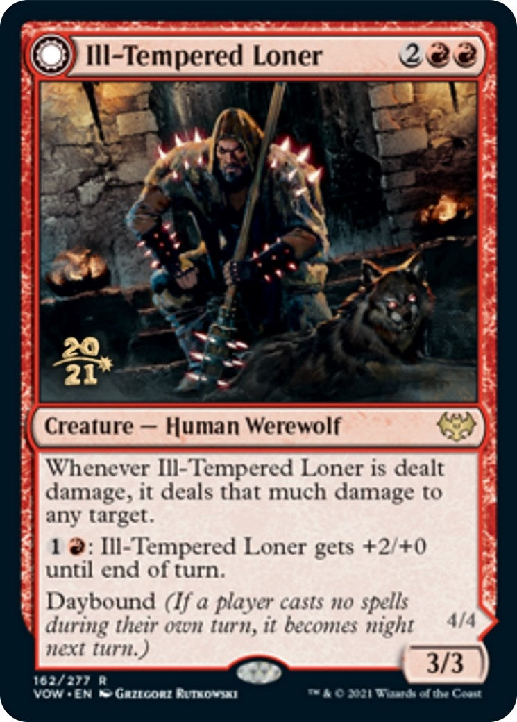 Image for Ill-Tempered Loner (162) [Prerelease Cards] - Magic: The Gathering