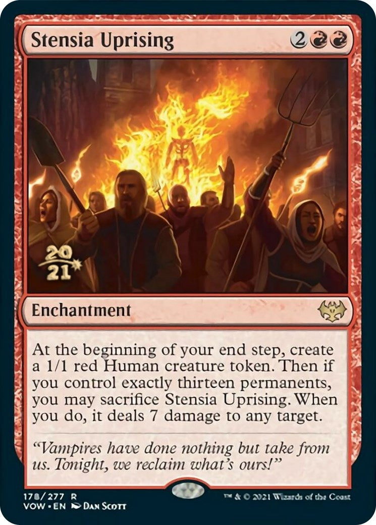 Image for Stensia Uprising (178) [Prerelease Cards] - Magic: The Gathering