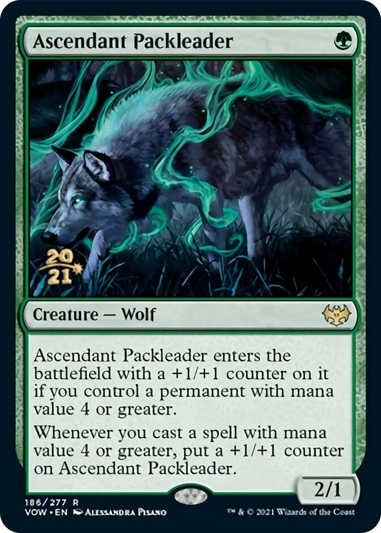 Image for Ascendant Packleader (186) [Prerelease Cards] - Magic: The Gathering