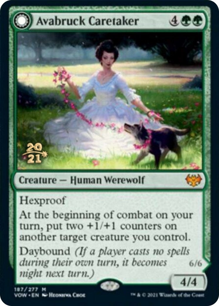 Image for Avabruck Caretaker (187) [Prerelease Cards] - Magic: The Gathering