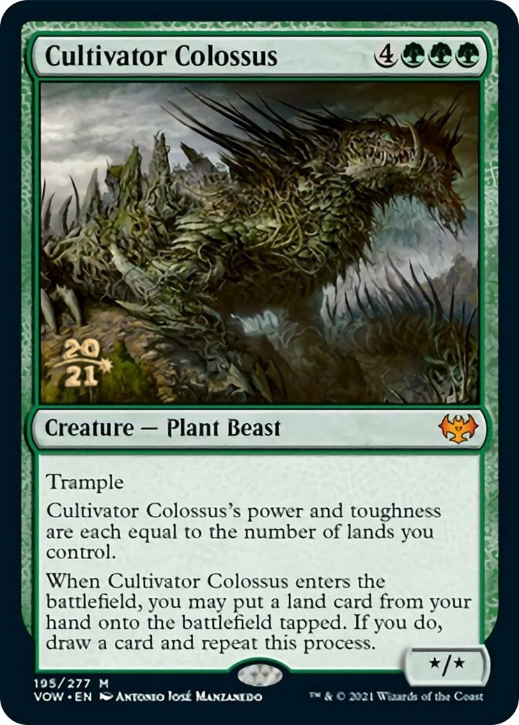 Image for Cultivator Colossus (195) [Prerelease Cards] - Magic: The Gathering