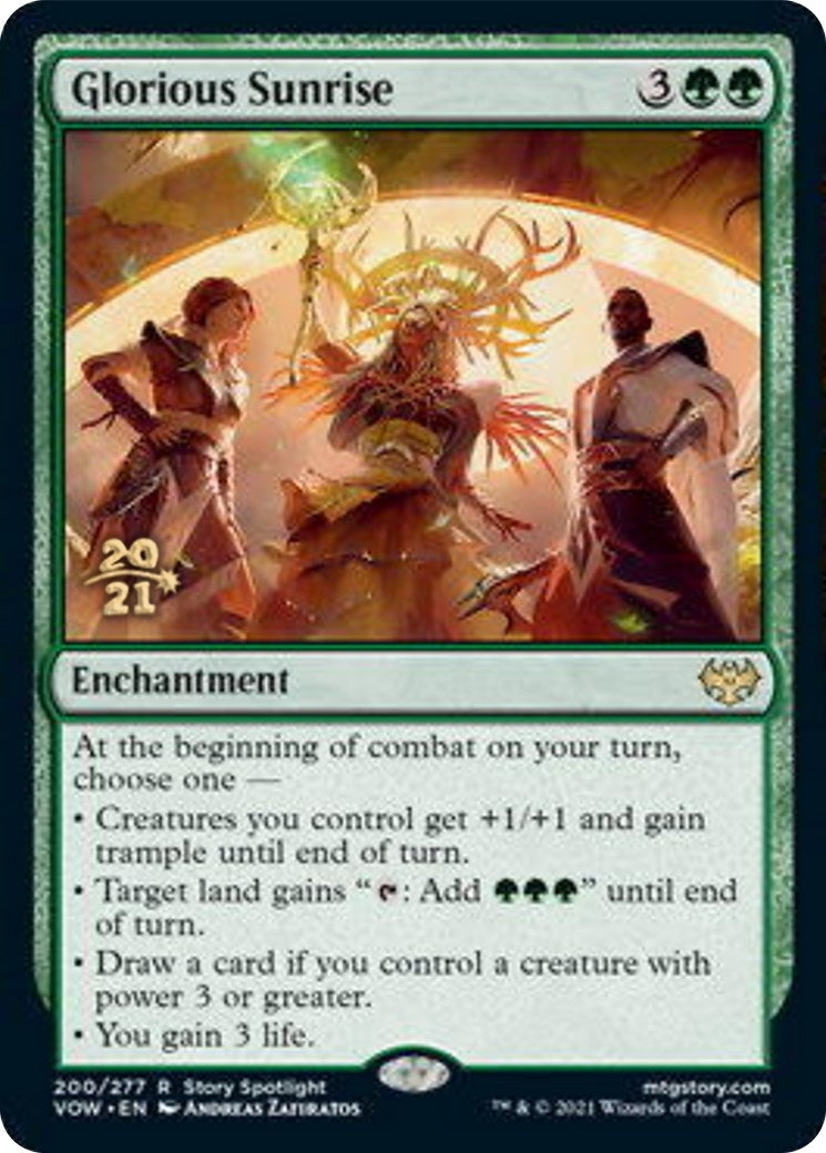 Image for Glorious Sunrise (200) [Prerelease Cards] - Magic: The Gathering