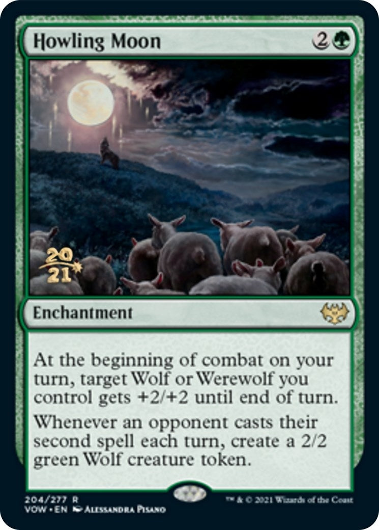 Image for Howling Moon (204) [Prerelease Cards] - Magic: The Gathering