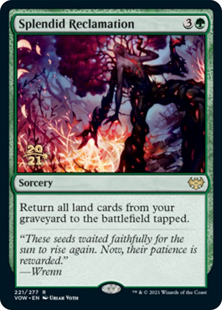 Image for Splendid Reclamation (VOW) (221) [Prerelease Cards] - Magic: The Gathering