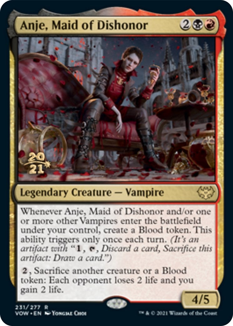 Image for Anje, Maid of Dishonor (231) [Prerelease Cards] - Magic: The Gathering