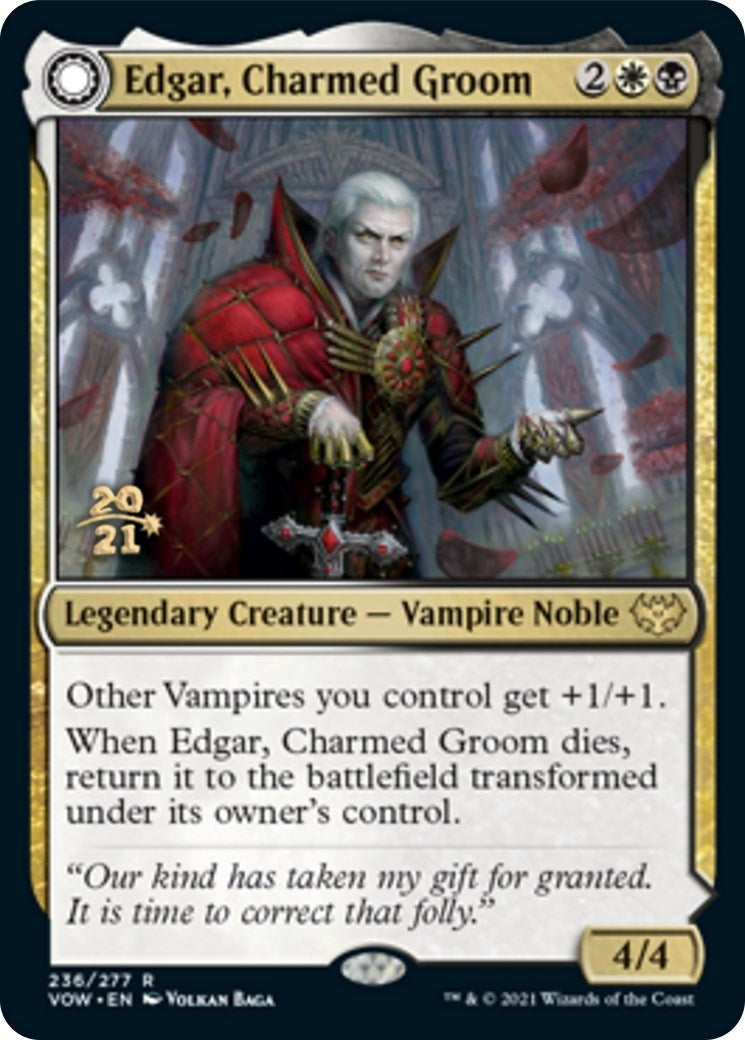 Image for Edgar, Charmed Groom (236) [Prerelease Cards] - Magic: The Gathering