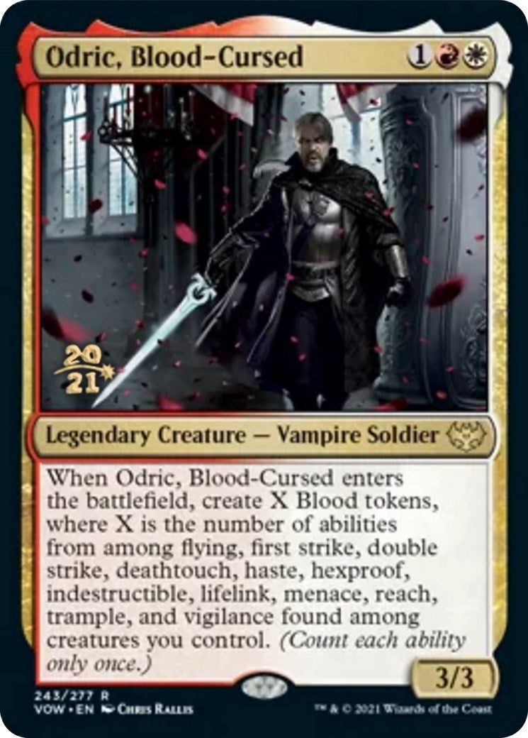 Image for Odric, Blood-Cursed (243) [Prerelease Cards] - Magic: The Gathering