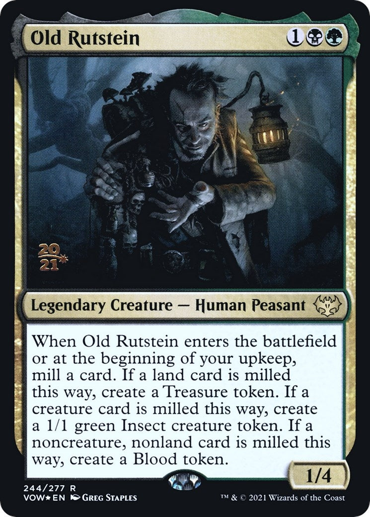 Image for Old Rutstein (244) [Prerelease Cards] - Magic: The Gathering