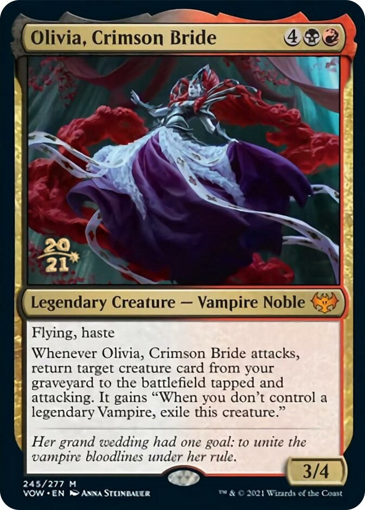 Image for Olivia, Crimson Bride (245) [Prerelease Cards] - Magic: The Gathering