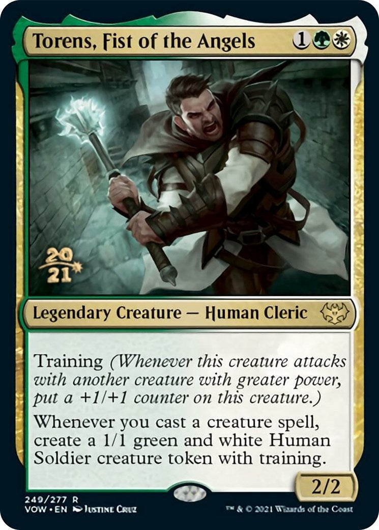 Image for Torens, Fist of the Angels (249) [Prerelease Cards] - Magic: The Gathering