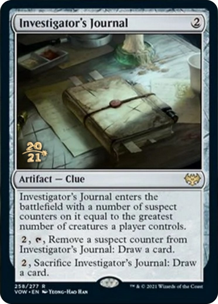 Image for Investigator's Journal (258) [Prerelease Cards] - Magic: The Gathering