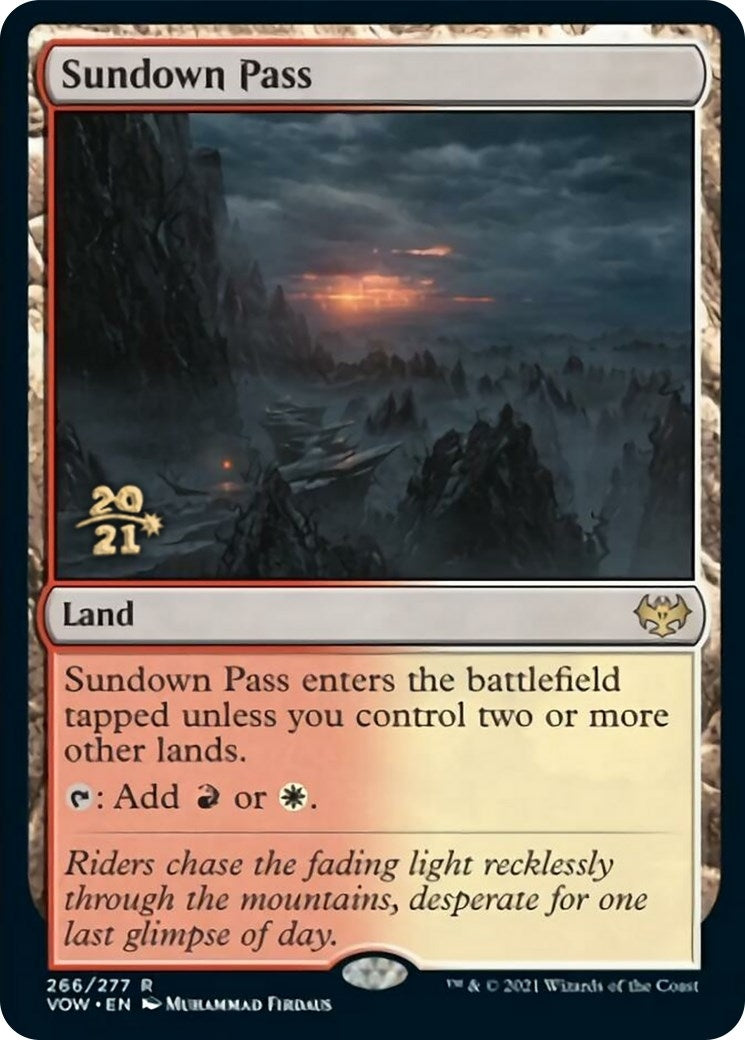 Image for Sundown Pass (266) [Prerelease Cards] - Magic: The Gathering