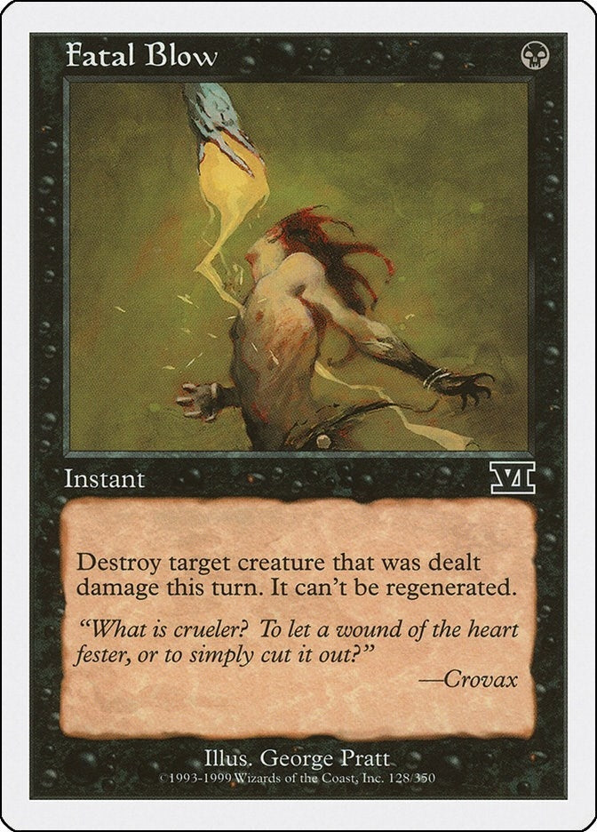 Image for Fatal Blow (128) [Classic Sixth Edition] - Magic: The Gathering