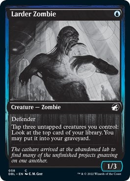 Image for Larder Zombie (58) [Innistrad: Double Feature] - Magic: The Gathering