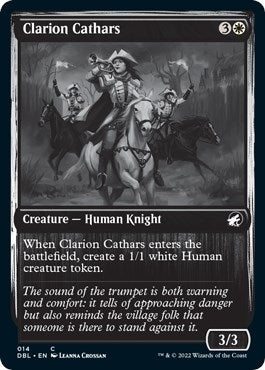 Image for Clarion Cathars (14) [Innistrad: Double Feature] - Magic: The Gathering
