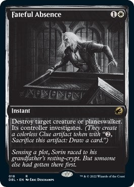 Image for Fateful Absence (18) [Innistrad: Double Feature] - Magic: The Gathering