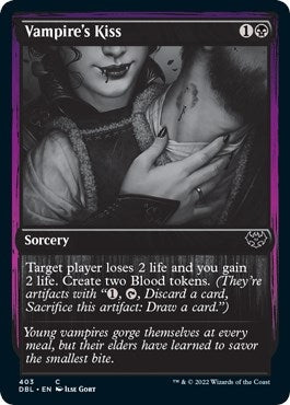 Image for Vampire's Kiss (403) [Innistrad: Double Feature] - Magic: The Gathering
