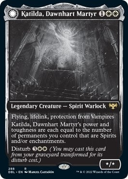 Image for Katilda, Dawnhart Martyr (288) [Innistrad: Double Feature] - Magic: The Gathering